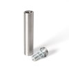 Outwater Round Standoffs, 3 in Bd L, Stainless Steel Brushed, 5/8 in OD 3P1.56.00165